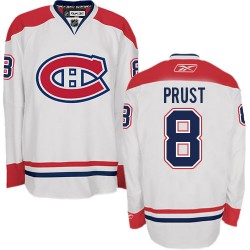 Brandon Prust Montreal Canadiens Reebok Authentic Away Jersey (White)