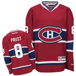 Brandon Prust Montreal Canadiens Reebok Authentic Home Jersey (Red)