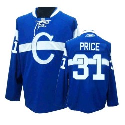 Carey Price Montreal Canadiens Reebok Authentic Third Jersey (Blue)