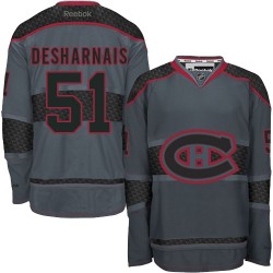 David Desharnais Montreal Canadiens Reebok Authentic Charcoal Cross Check Fashion Jersey ()