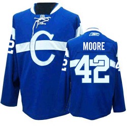 Dominic Moore Montreal Canadiens Reebok Authentic Third Jersey (Blue)