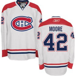 Dominic Moore Montreal Canadiens Reebok Authentic Away Jersey (White)