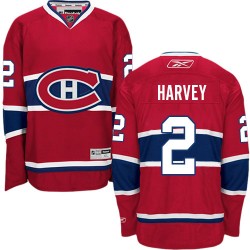 Doug Harvey Montreal Canadiens Reebok Authentic Home Jersey (Red)