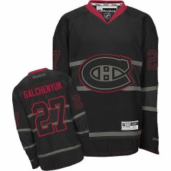 Alex Galchenyuk Montreal Canadiens Reebok Authentic Jersey (Black Ice)
