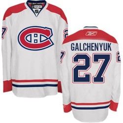 Alex Galchenyuk Montreal Canadiens Reebok Authentic Away Jersey (White)