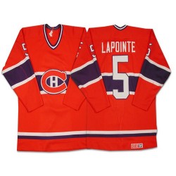 Guy Lapointe Montreal Canadiens CCM Premier Throwback Jersey (Red)