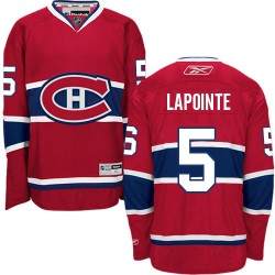 Guy Lapointe Montreal Canadiens Reebok Premier Home Jersey (Red)