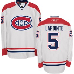 Guy Lapointe Montreal Canadiens Reebok Premier Away Jersey (White)