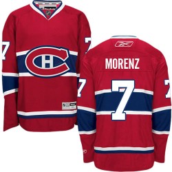 Howie Morenz Montreal Canadiens Reebok Authentic Home Jersey (Red)