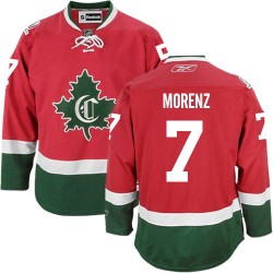 Howie Morenz Montreal Canadiens Reebok Premier New CD Third Jersey (Red)