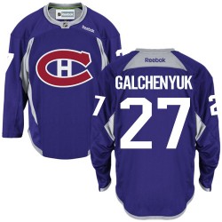 Alex Galchenyuk Montreal Canadiens Reebok Authentic Practice Jersey (Purple)