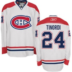 Jarred Tinordi Montreal Canadiens Reebok Authentic Away Jersey (White)