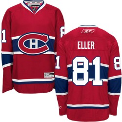 Lars Eller Montreal Canadiens Reebok Authentic Home Jersey (Red)