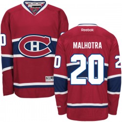 Manny Malhotra Montreal Canadiens Reebok Authentic Away Jersey (White)