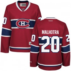Manny Malhotra Montreal Canadiens Reebok Women's Authentic Home Jersey (Red)