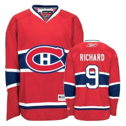 Maurice Richard Montreal Canadiens Reebok Authentic Home Jersey (Red)