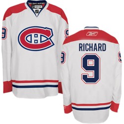Maurice Richard Montreal Canadiens Reebok Authentic Away Jersey (White)