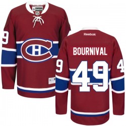 Michael Bournival Montreal Canadiens Reebok Authentic Home Jersey (Red)