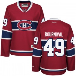 Michael Bournival Montreal Canadiens Reebok Women's Authentic Home Jersey (Red)