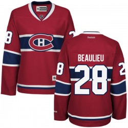 Nathan Beaulieu Montreal Canadiens Reebok Women's Authentic Home Jersey (Red)