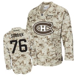 P.K Subban Montreal Canadiens Reebok Authentic Jersey (Camouflage)