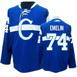 Alexei Emelin Montreal Canadiens Reebok Premier Third Jersey (Blue)