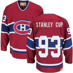 Stanley Cup Montreal Canadiens CCM Authentic Throwback Jersey (Red)