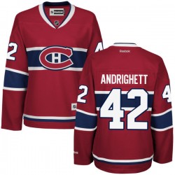 Sven Andrighetto Montreal Canadiens Reebok Women's Authentic Home Jersey (Red)