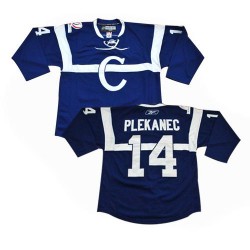 Tomas Plekanec Montreal Canadiens Reebok Authentic Third Jersey (Blue)