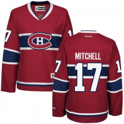 Torrey Mitchell Montreal Canadiens Reebok Women's Authentic Home Jersey (Red)