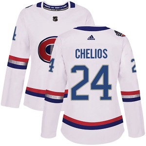 Chris Chelios Montreal Canadiens Adidas Women's Authentic 2017 100 Classic Jersey (White)