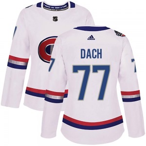 Kirby Dach Montreal Canadiens Adidas Women's Authentic 2017 100 Classic Jersey (White)