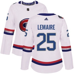 Jacques Lemaire Montreal Canadiens Adidas Women's Authentic 2017 100 Classic Jersey (White)