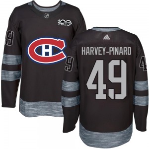 Rafael Harvey-Pinard Montreal Canadiens Authentic 1917-2017 100th Anniversary Jersey (Black)