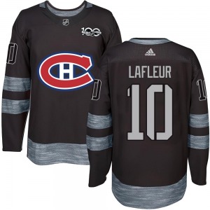 Guy Lafleur Montreal Canadiens Authentic 1917-2017 100th Anniversary Jersey (Black)
