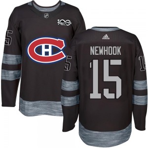 Alex Newhook Montreal Canadiens Authentic 1917-2017 100th Anniversary Jersey (Black)
