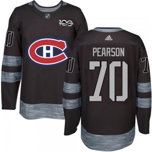 Tanner Pearson Montreal Canadiens Authentic 1917-2017 100th Anniversary Jersey (Black)