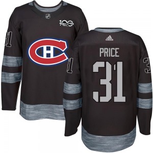 Carey Price Montreal Canadiens Authentic 1917-2017 100th Anniversary Jersey (Black)