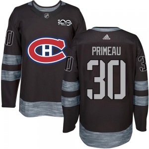 Cayden Primeau Montreal Canadiens Authentic 1917-2017 100th Anniversary Jersey (Black)