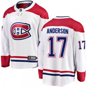 Josh Anderson Montreal Canadiens Fanatics Branded Breakaway Away Jersey (White)