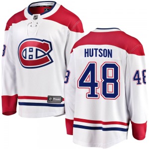 Lane Hutson Montreal Canadiens Fanatics Branded Breakaway Away Jersey (White)