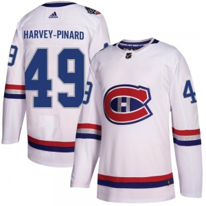 Rafael Harvey-Pinard Montreal Canadiens Adidas Authentic 2017 100 Classic Jersey (White)