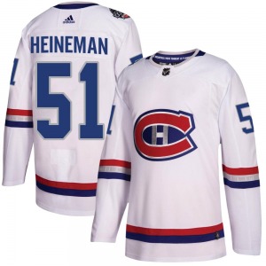 Emil Heineman Montreal Canadiens Adidas Authentic 2017 100 Classic Jersey (White)