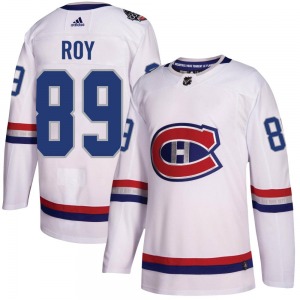 Joshua Roy Montreal Canadiens Adidas Authentic 2017 100 Classic Jersey (White)