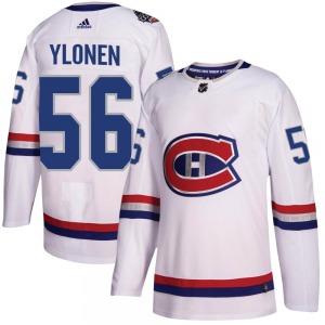 Jesse Ylonen Montreal Canadiens Adidas Authentic 2017 100 Classic Jersey (White)