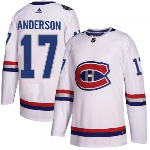 Josh Anderson Montreal Canadiens Adidas Youth Authentic 2017 100 Classic Jersey (White)