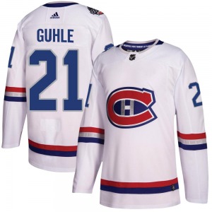 Kaiden Guhle Montreal Canadiens Adidas Youth Authentic 2017 100 Classic Jersey (White)