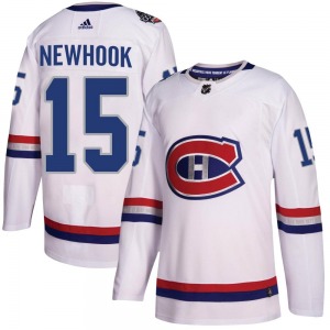 Alex Newhook Montreal Canadiens Adidas Youth Authentic 2017 100 Classic Jersey (White)