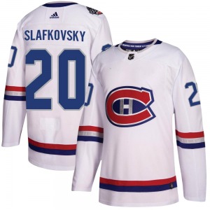 Juraj Slafkovsky Montreal Canadiens Adidas Youth Authentic 2017 100 Classic Jersey (White)