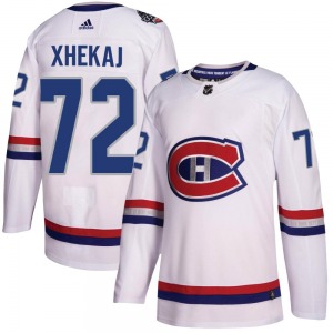Arber Xhekaj Montreal Canadiens Adidas Youth Authentic 2017 100 Classic Jersey (White)